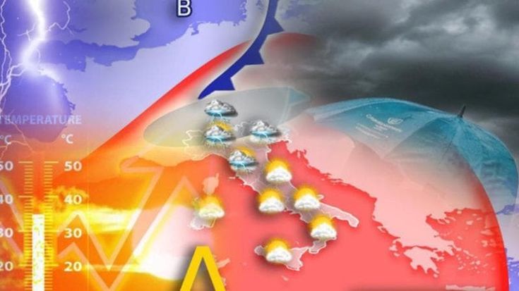 Previsioni meteo, Italia ancora divisa in due: tanto caldo al Sud, temporali al Nord