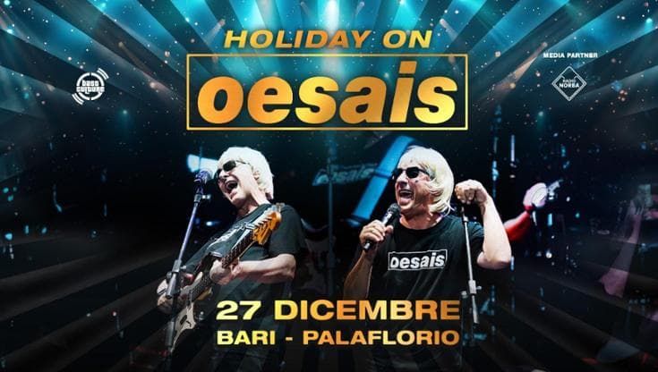 Gli Oesais tornano a Bari il 27 dicembre in versione vacanze di Natale: “Per digerire le cartellate”