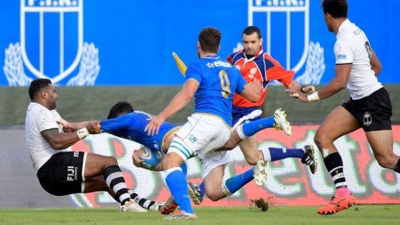 Rugby, l'Italia rialza la testa: Isole Fiji battute 19-10