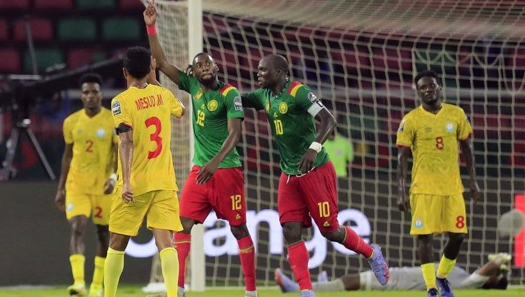Coppa d'Africa, il Camerun travolge l'Etiopia e vola agli ottavi