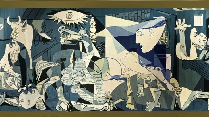 L’arazzo di Guernica, la Crocefissione e il Trionfo della morte: tre mondi a confronto