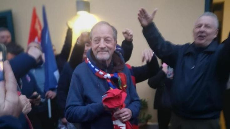 I tifosi del Bologna a casa di Ulivieri