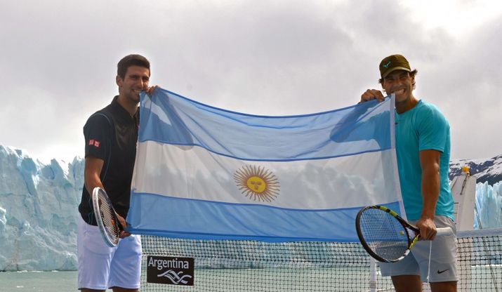 Tennis, Nadal-Djokovic: sfida sul ghiacciaio argentino