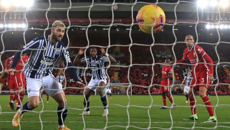 Premier: il Liverpool stecca con il West Bromwich, Allardyce indigesto per Klopp