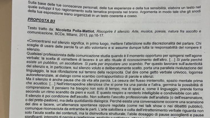 Nicoletta Polla Mattiot: “Felice di essere stata scelta per una traccia della Maturità, il silenzio è il lusso della nostra epoca”