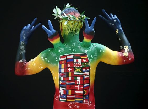 Austria, il festival del bodypainting