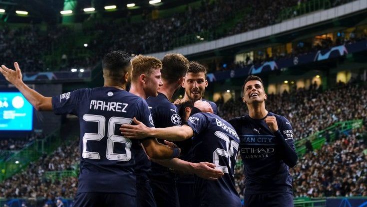 Champions, Sporting-Manchester City 0-5: gli inglesi dilagano, quarti in tasca