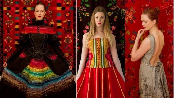 Trame e tessuti fra Occidente e Oriente: la moda estone in mostra a Bologna