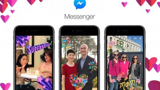 Facebook, il 13 maggio auguri e adesivi per la festa della mamma