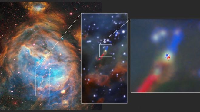Osservato per la prima volta un disco di formazione stellare oltre la