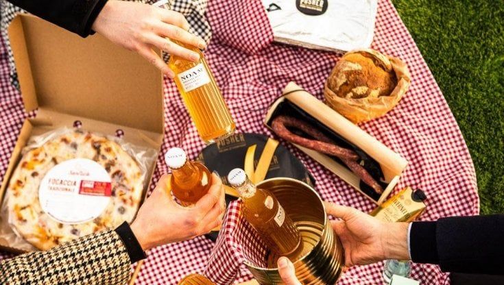 Pasqua, pranzo stellato con il fagotto a domicilio di Angelo Sabatelli per Pusher: crespelle e brasato per un picnic in casa 