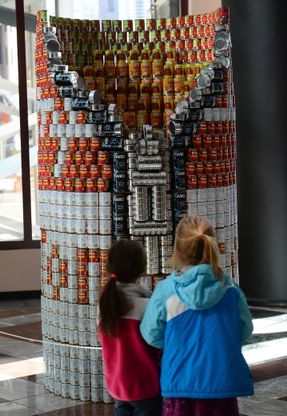 New York. L'arte benefica di <em>Canstruction</em>