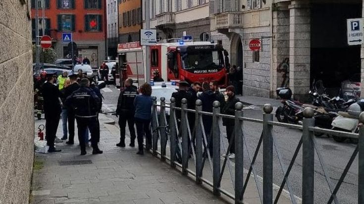 Bergamo, si cosparge di benzina e minaccia di darsi fuoco davanti al Tribunale