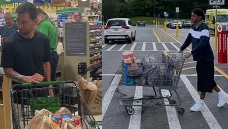 Yamal fa la spesa in un supermercato negli Usa senza essere riconosciuto. Era già successo a Messi