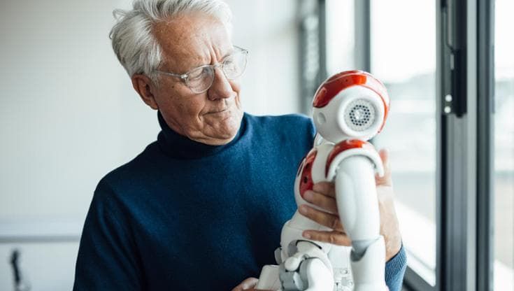 Contro la solitudine degli anziani il Giappone usa un robot