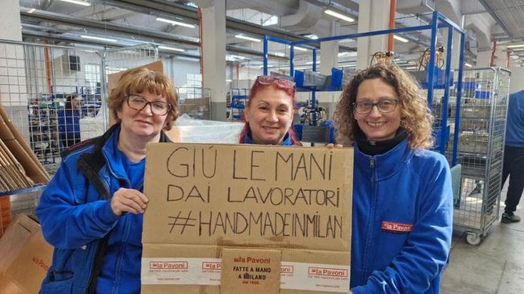 “Giù le mani dai lavoratori”, alla Pavoni hashtag e petizione contro il trasferimento nel Veronese