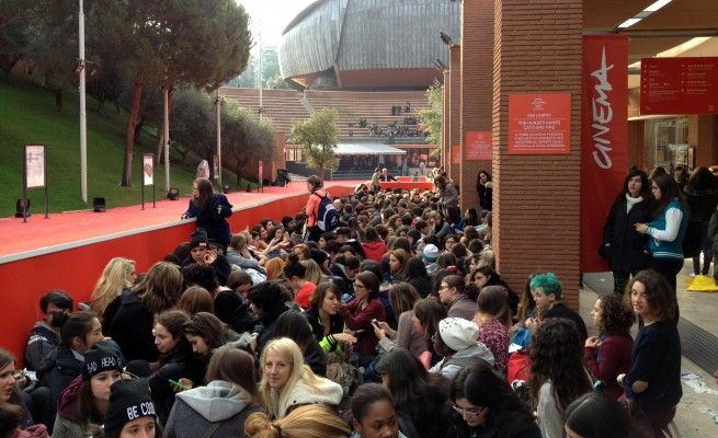 Tensione al festival del cinema di Roma<br />Bloccata la protesta per il diritto alla casa