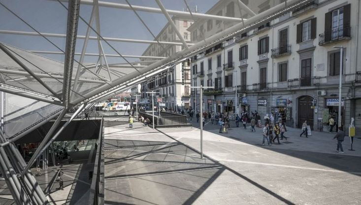 Il nuovo look di piazza Garibaldi