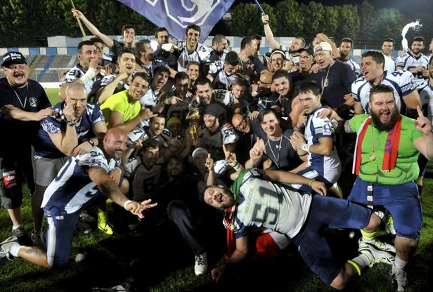 Football americano, i Seamen Milano campioni d'Italia