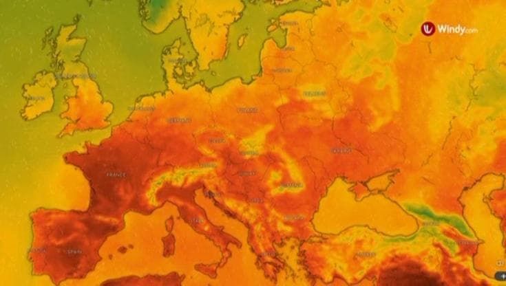 L'Europa rovente, ondata di caldo estremo: i paesi più colpiti