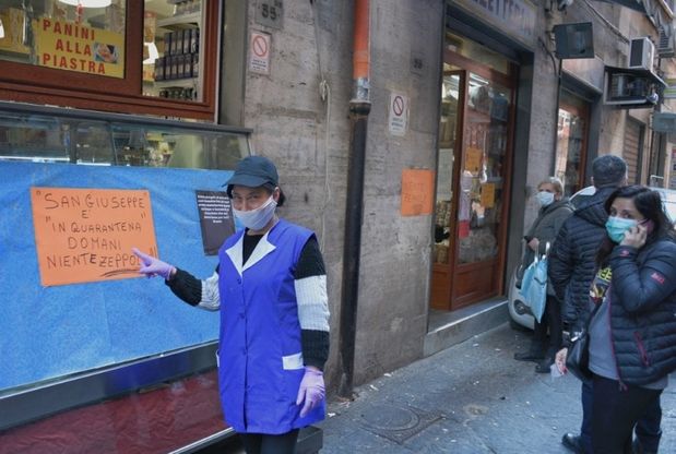 Coronavirus, niente zeppole, San Giuseppe è in quarantena