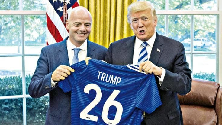 La Fifa agli ordini di Trump: “Ho chiamato Infantino per togliere la squalifica a Balogun”