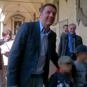 Renzi a passeggio in centro<br />incontra anche Prandelli