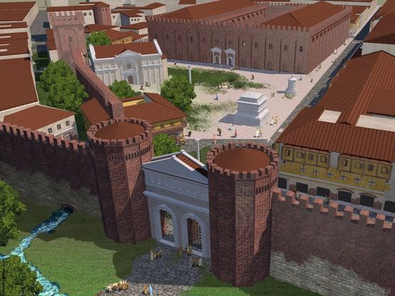Milano come era 1700 anni fa: viaggio virtuale tra le mura e le strade di Mediolanum