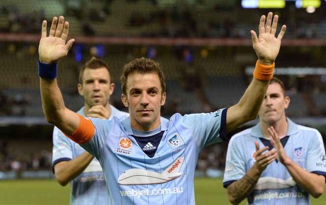 Le ultime apparizioni di Del Piero con la maglia del Sydney