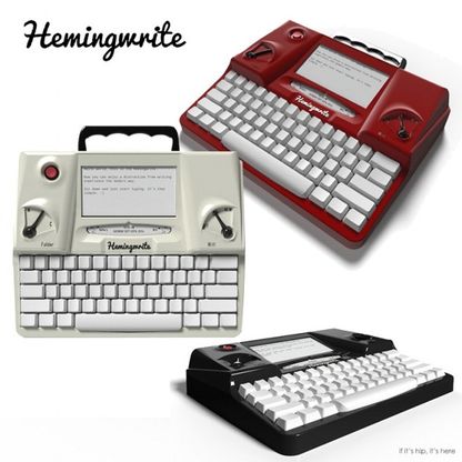 Hemingwrite, la macchina da scrivere del futuro viene dal passato