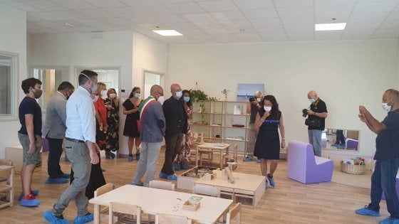 Calderara di Reno, apre nuovo nido comunale. Bonaccini: "Segnale di speranza"