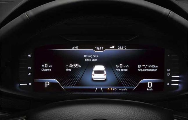 Digital Cockpit Škoda, strumentazione analogica addio