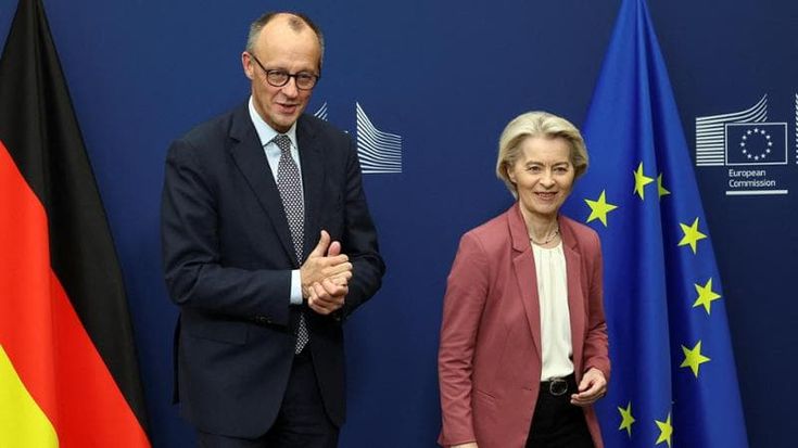 Von der Leyen e Merz: “Sugli asset russi i rischi vanno condivisi da tutti”