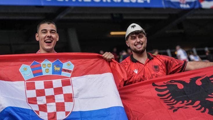 Euro 2024, croati e albanesi insieme: "Nessuno nei Balcani è amico come lo siamo noi. Siamo uniti dalla resistenza alla Serbia"