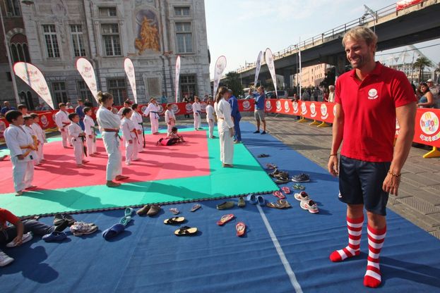Con Rosolino e Gwend, lezione dai campioni per amare lo sport