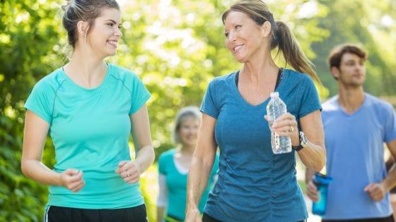 Se parli mentre corri, l'esercizio è moderato. E salvi la salute