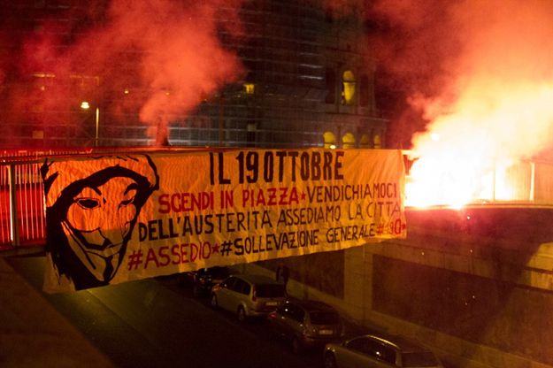 Colosseo, blitz degli attivisti<br />fuochi d'artificio verso il 19 ottobre