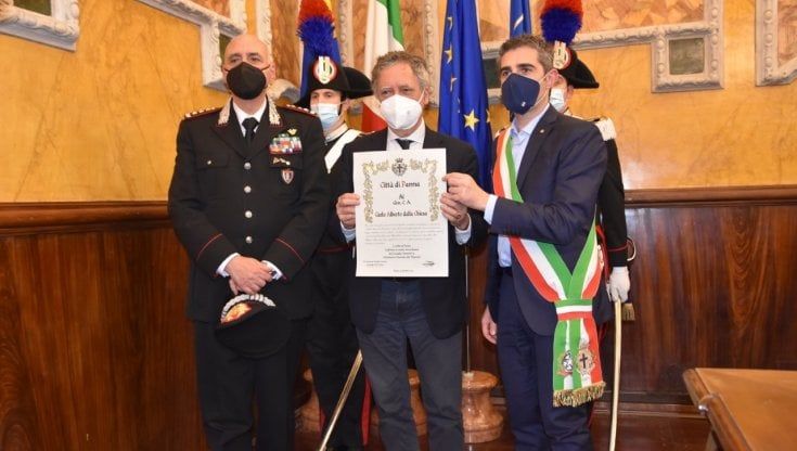 "Qui un pezzo di storia di famiglia": Nando Dalla Chiesa ricorda il padre Carlo Alberto, cittadino onorario di Parma