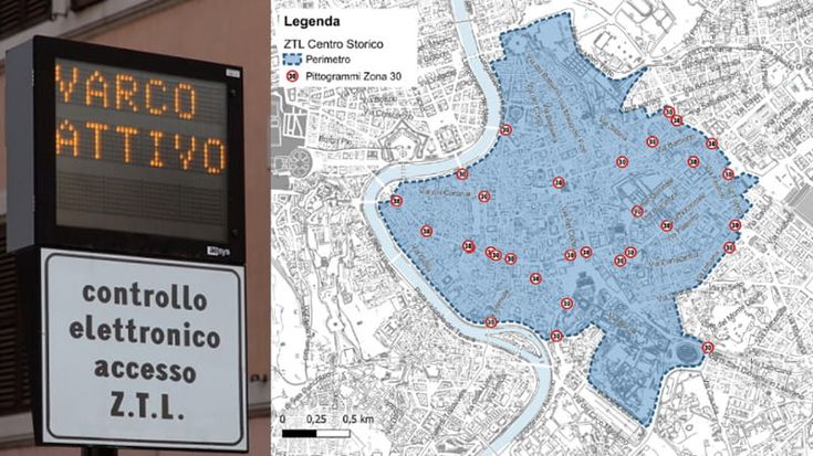 Roma, il centro storico a 30 km orari: dal 15 gennaio nuovi limiti di velocità nella Ztl