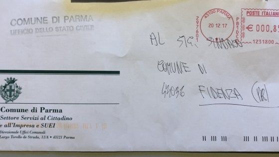 Minacce all'antrace al sindaco di Fidenza "Speriamo sia solo una bravata"