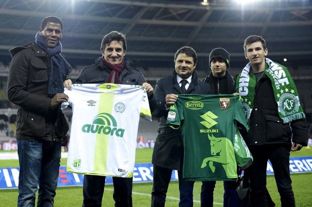 Torino in maglia verde per onorare la Chapecoense