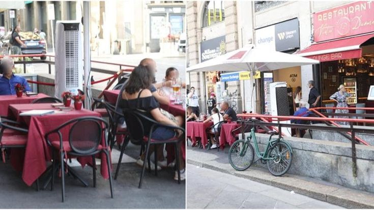 Piazza Duomo, l'accesso al metrò chiude per far spazio ai tavolini del bar: sui social è polemica