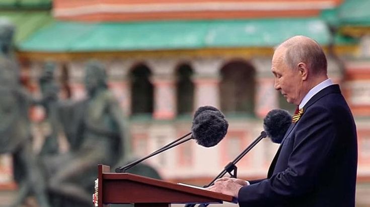 Le due bandiere di Putin