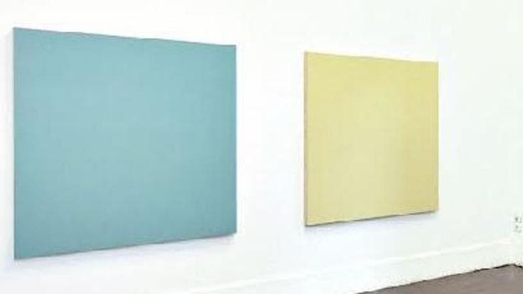 La lunga ricerca sulla pittura nelle tele monocolore di Hafif