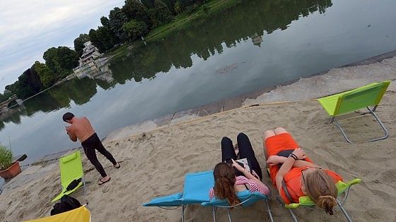 Riecco i Murazzi, una spiaggia in riva al fiume