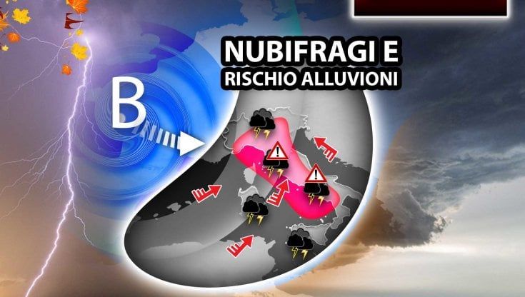 Previsioni meteo, l'autunno inizia con il maltempo: nubifragi e rischio alluvionale dal weekend