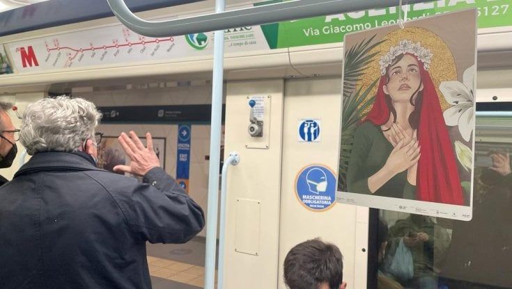 Catania, Sant'Agata in mostra sulla metro