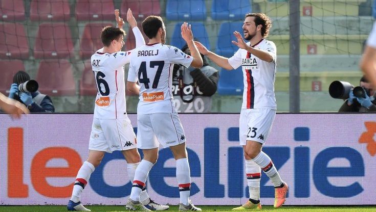 Crotone-Genoa 0-3: Destro e Czyborra confermano il momento d'oro dei liguri