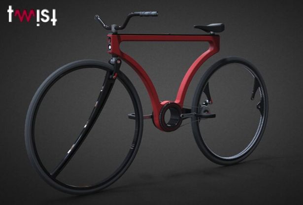 Bici o tandem. La bike si "snoda" per pedalare in due