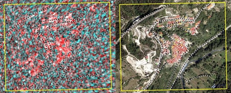 Terremoto: le prime immagini dei danni ripresi dal satellite